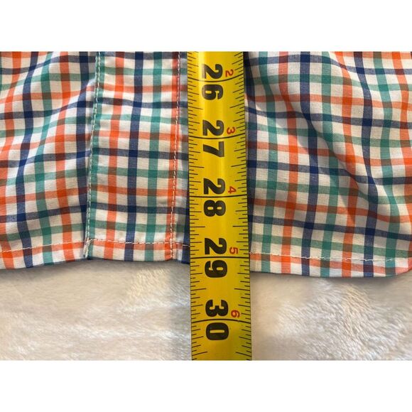 Kavu Lightweight Long Sleeve Plaid Button Up Shirt Dress Mens Sz S‎ Preppy Retro - Picture 7 of 15